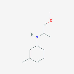 molecular formula C11H23NO B1462046 N-(1-methoxypropan-2-yl)-3-methylcyclohexan-1-amine CAS No. 1217698-86-6