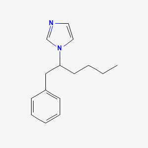 1-(1-Phenylhexan-2-yl)-1H-imidazole