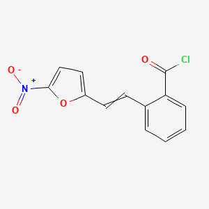 2-[2-(5-Nitrofuran-2-yl)ethenyl]benzoyl chloride