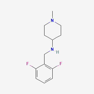 N-[(2,6-difluorophenyl)methyl]-1-methylpiperidin-4-amine