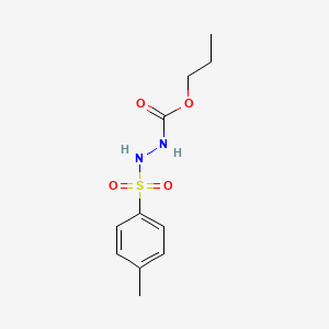 Propyl 2-(4-methylbenzene-1-sulfonyl)hydrazine-1-carboxylate