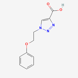 1-(2-phenoxyethyl)-1H-1,2,3-triazole-4-carboxylic acid