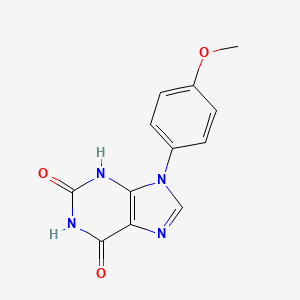 9-(p-Methoxyphenyl)xanthine