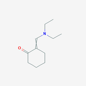 2-[(Diethylamino)methylidene]cyclohexan-1-one