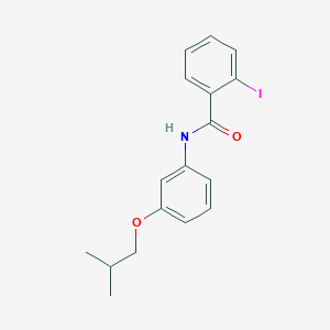 2-Iodo-N-[3-(2-methylpropoxy)phenyl]benzamide