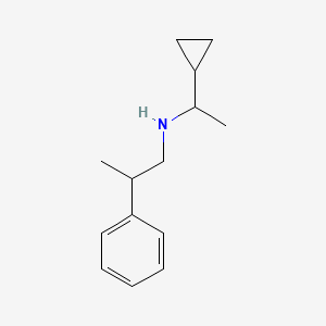 (1-Cyclopropylethyl)(2-phenylpropyl)amine