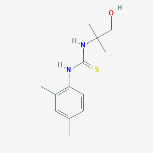 N-(2,4-Dimethylphenyl)-N'-(1-hydroxy-2-methylpropan-2-yl)thiourea