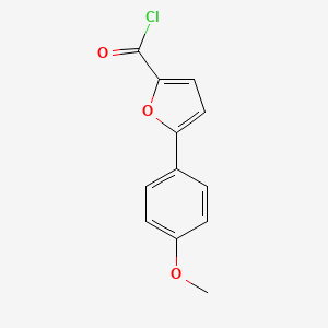 2-Furancarbonyl chloride, 5-(4-methoxyphenyl)-