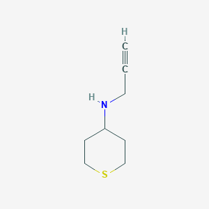 molecular formula C8H13NS B1462062 N-(prop-2-yn-1-yl)thian-4-amine CAS No. 1153794-90-1