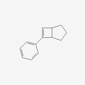 molecular formula C13H14 B14620647 6-Phenylbicyclo[3.2.0]hept-6-ene CAS No. 57293-41-1