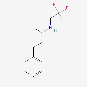 molecular formula C12H16F3N B1462069 (4-Phenylbutan-2-yl)(2,2,2-trifluoroethyl)amine CAS No. 1019382-63-8