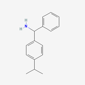 molecular formula C16H19N B1462070 C-(4-Isopropylphenyl)-C-phenyl-methylamine CAS No. 740028-54-0
