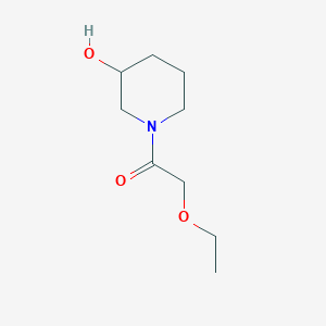 molecular formula C9H17NO3 B1462074 2-乙氧基-1-(3-羟基哌啶-1-基)乙酮 CAS No. 1156676-73-1