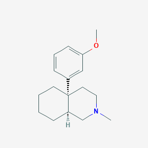 (4aR,8aS)-4a-(3-Methoxyphenyl)-2-methyldecahydroisoquinoline