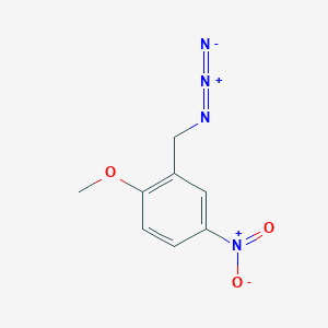 molecular formula C8H8N4O3 B1462087 2-(Azidomethyl)-1-methoxy-4-nitrobenzene CAS No. 1152844-08-0