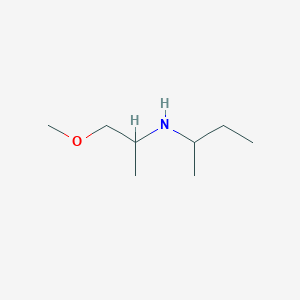 molecular formula C8H19NO B1462093 (Butan-2-yl)(1-methoxypropan-2-yl)amine CAS No. 36340-33-7