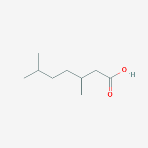 molecular formula C9H18O2 B1462094 3,6-Dimethylheptanoic acid CAS No. 44980-98-5