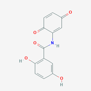 N-(3,6-dioxocyclohexa-1,4-dien-1-yl)-2,5-dihydroxybenzamide