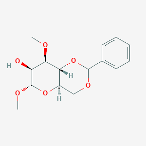 molecular formula C15H20O6 B014621 4,6-O-亚苄基-1,3-二-O-甲基-α-D-甘露吡喃糖苷 CAS No. 52260-48-7