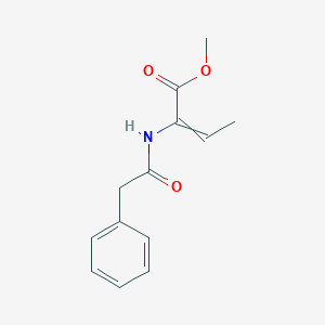 Methyl 2-(2-phenylacetamido)but-2-enoate