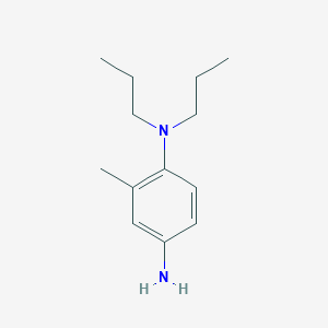 molecular formula C13H22N2 B1462101 2-Methyl-N1,N1-dipropylbenzene-1,4-diamine CAS No. 1094646-24-8