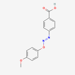 Benzoic acid, 4-((4-methoxyphenyl)azoxy)-