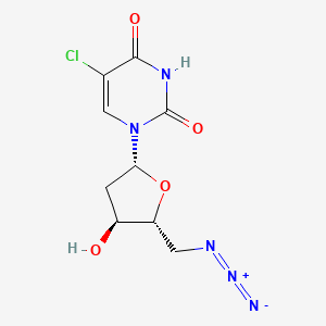 1-(5-Azidomethyl-4-hydroxy-tetrahydro-furan-2-yl)-5-chloro-1H-pyrimidine-2,4-dione