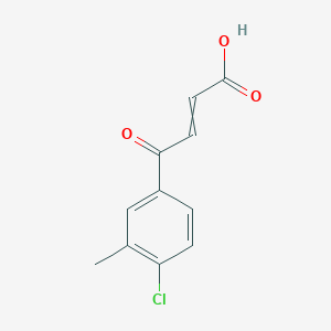 4-(4-Chloro-3-methylphenyl)-4-oxobut-2-enoic acid