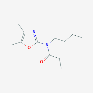 N-Butyl-N-(4,5-dimethyl-1,3-oxazol-2-YL)propanamide