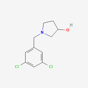 molecular formula C11H13Cl2NO B1462108 1-(3,5-Dichlorobenzyl)pyrrolidin-3-ol CAS No. 2091619-51-9