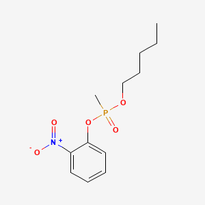 molecular formula C12H18NO5P B14621105 2-Nitrophenyl pentyl methylphosphonate CAS No. 59223-32-4