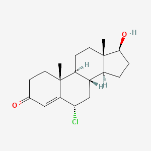 molecular formula C19H27ClO2 B1462122 6alpha-Chloro-17beta-hydroxy-androst-4-en-3-one CAS No. 847674-32-2