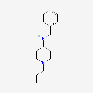 molecular formula C15H24N2 B1462125 N-benzyl-1-propylpiperidin-4-amine CAS No. 683271-61-6