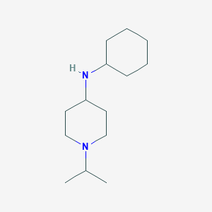 B1462136 N-cyclohexyl-1-(propan-2-yl)piperidin-4-amine CAS No. 1019526-18-1
