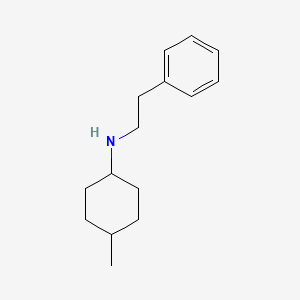 4-methyl-N-(2-phenylethyl)cyclohexan-1-amine