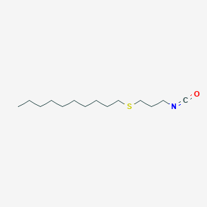 1-[(3-Isocyanatopropyl)sulfanyl]decane