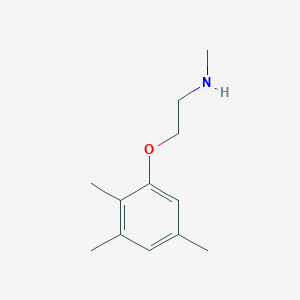 molecular formula C12H19NO B1462140 N-Methyl-2-(2,3,5-trimethylphenoxy)ethanamine CAS No. 915923-38-5