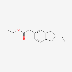 Ethyl (2-ethyl-2,3-dihydro-1H-inden-5-yl)acetate