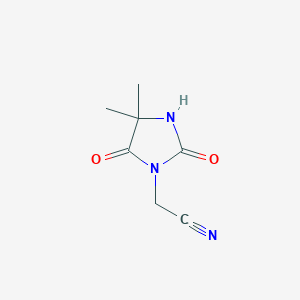 2-(4,4-Dimethyl-2,5-dioxoimidazolidin-1-yl)acetonitrile