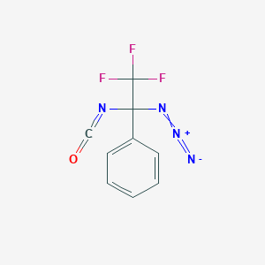 (1-Azido-2,2,2-trifluoro-1-isocyanatoethyl)benzene