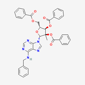 2',3',5'-Tri-O-benzoyl-N6-benzyl-2'-C-methyladenosine