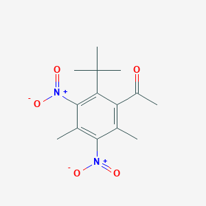 1-(2-tert-Butyl-4,6-dimethyl-3,5-dinitrophenyl)ethan-1-one