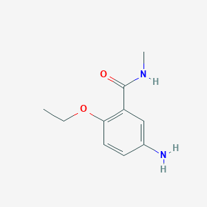 molecular formula C10H14N2O2 B1462151 5-amino-2-ethoxy-N-methylbenzamide CAS No. 1071344-22-3