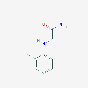 molecular formula C10H14N2O B1462153 N-methyl-2-[(2-methylphenyl)amino]acetamide CAS No. 1021236-82-7