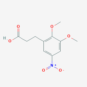 3-(2,3-Dimethoxy-5-nitrophenyl)propanoic acid