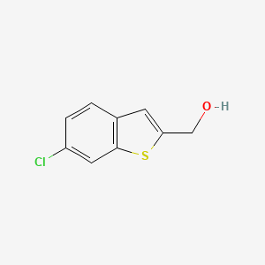 molecular formula C9H7ClOS B1462166 （6-氯-1-苯并噻吩-2-基）甲醇 CAS No. 234107-53-0