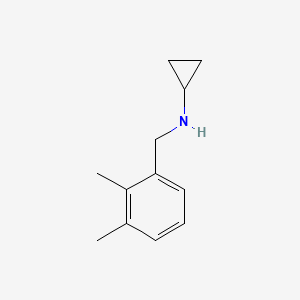 molecular formula C12H17N B1462173 N-(2,3-Dimethylbenzyl)cyclopropanamine CAS No. 625437-38-9