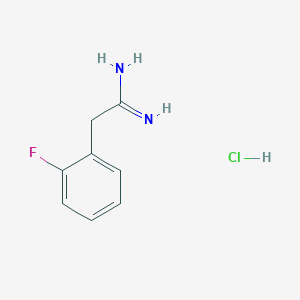2-(2-Fluorophenyl)ethanimidamide hydrochloride