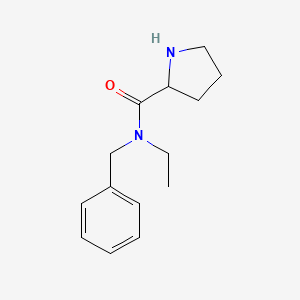 N-benzyl-N-ethylpyrrolidine-2-carboxamide