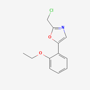 2-(Chloromethyl)-5-(2-ethoxyphenyl)oxazole